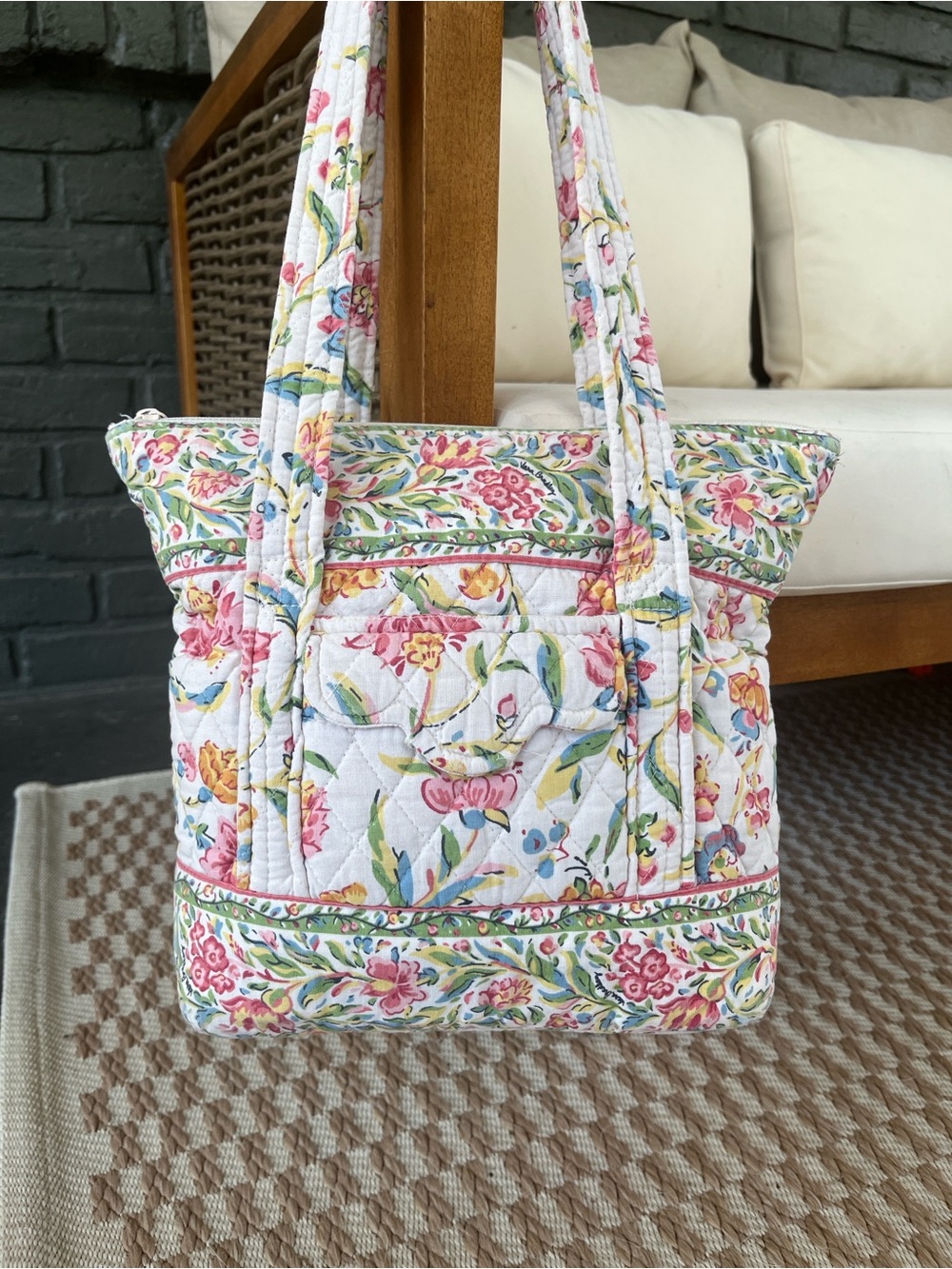 Vera Bradley Perennials Small Tote Bag